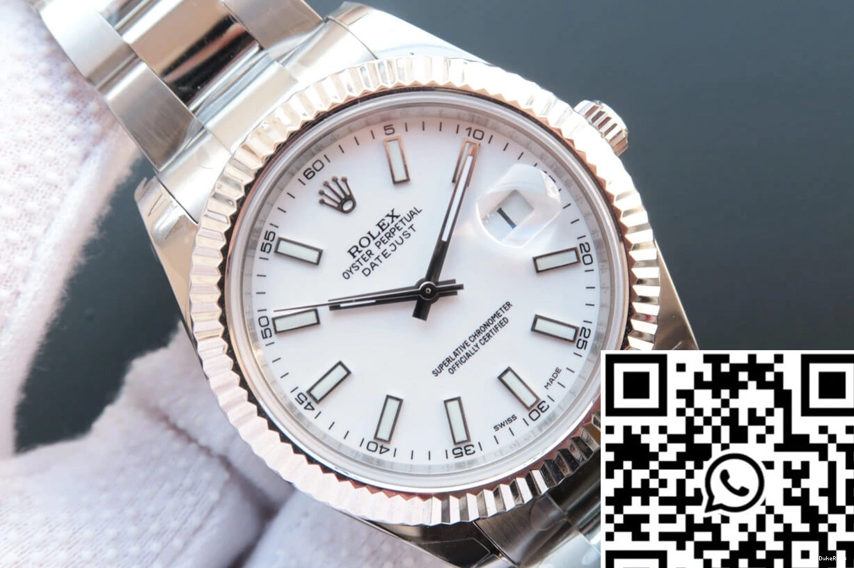 Dial M126334-0009 Factory Datejust Rolex White EW 0913